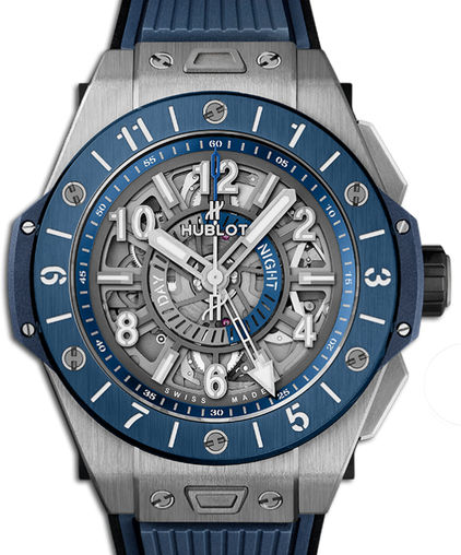 Hublot Big Bang Unico 45 mm GMT Titanium Blue Ceramic 471.NL.7112.RX knock off watches